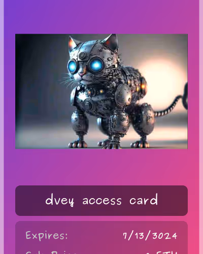 dvey club card