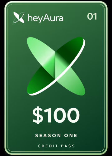 heyAura Season One Credit Pass — $100