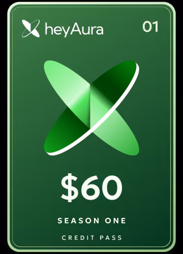 heyAura Season One Credit Pass — $60