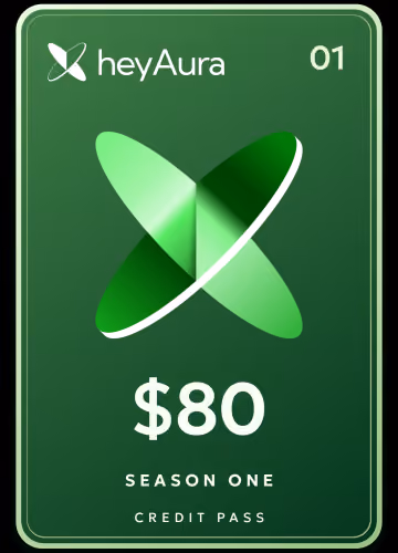 heyAura Season One Credit Pass — $80