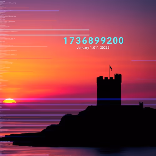 Peel Sunset Glitch