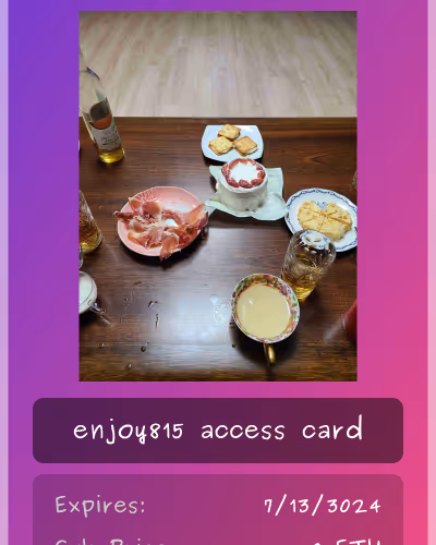 enjoy815 club card