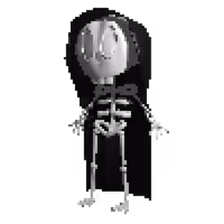 " pixelated skeleton " #9