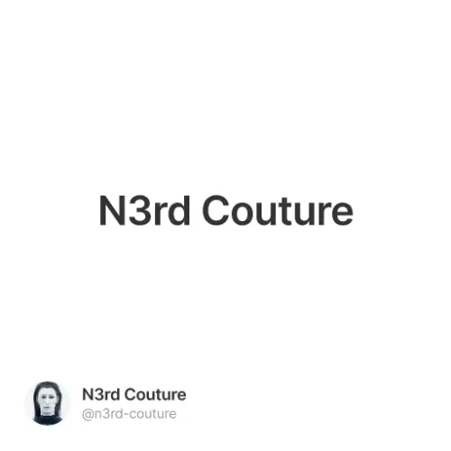 N3rd Couture