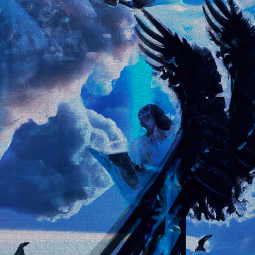 DIVINATION: BLUE ANGELS (CANVAS)