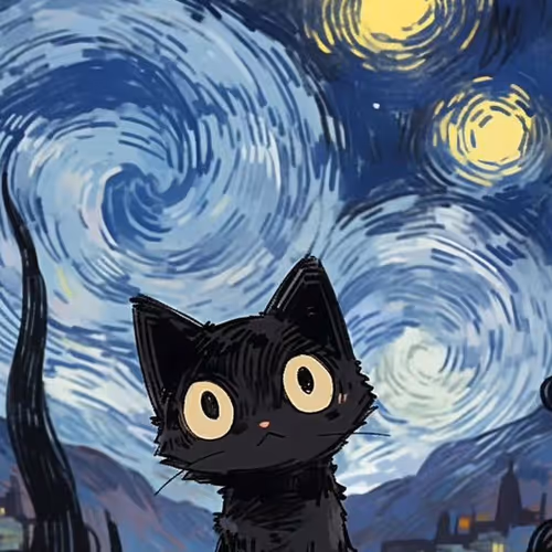 Van Gogh Cat