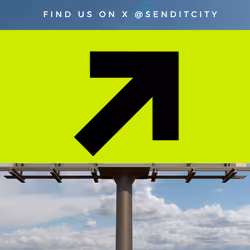 find us o x @senditcity