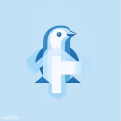 Icy penguin blocks