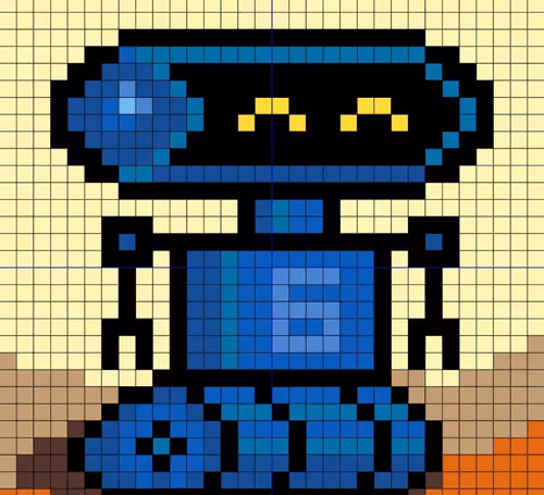 Based Pixel Robot