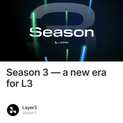 Season 3 — a new era for L3 #37