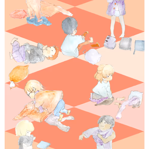 changing clothes for young children