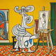 Pablo Picasso-Cartoonic
