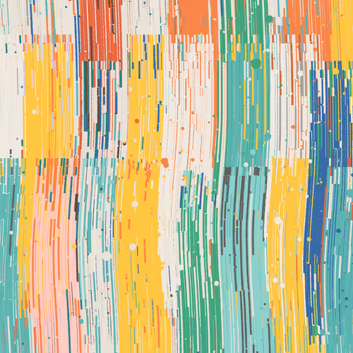 64 Bits Of Sunlight By Tyler Hobbs Limited Ed