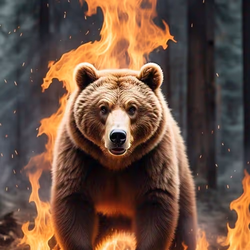 Burning Bear Body