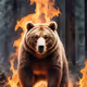 Burning Bear Body
