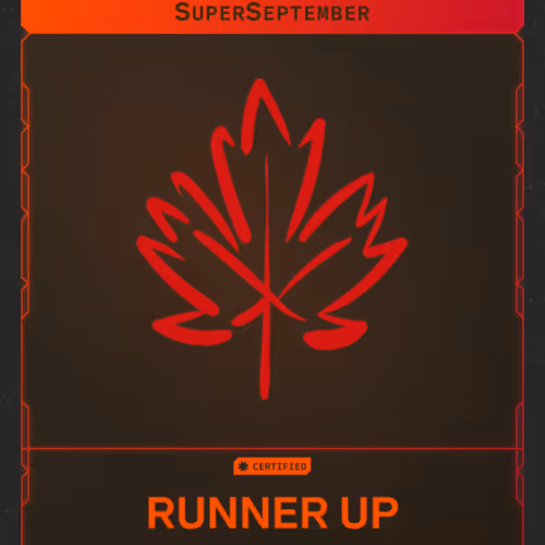 SuperSeptember Runner Up