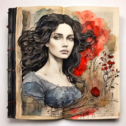 Watercolor Book Cover #11