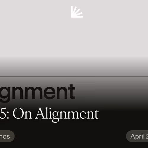 Part 5: On Alignment #7