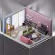 Cryptoflats: Living Rooms