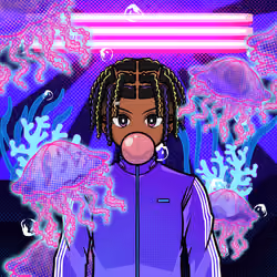 Bubble girl