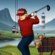 CryptoTrumps 2 0002 - Trump Golfing in Scotland