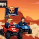 CryptoTrumps 2 0001 - Trump and Elon on Mars