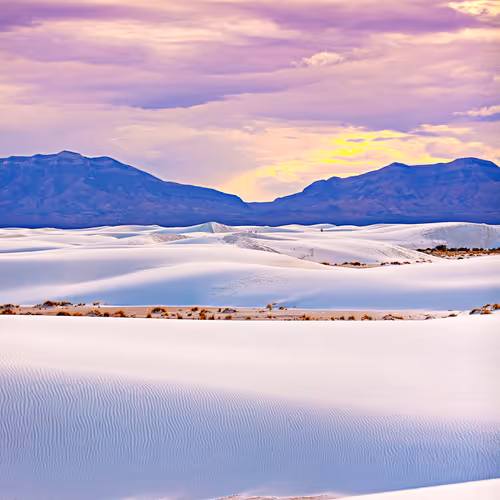 White Sands At Sunset 1