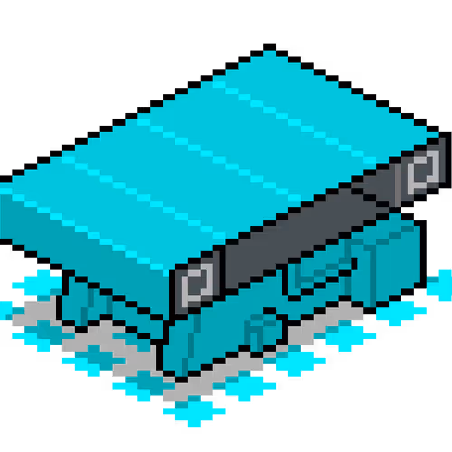 Teal Conveyor Belt