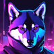 Piscadelic shiba