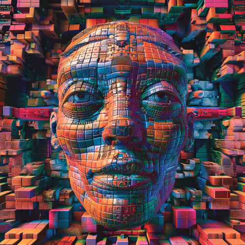 Multidimensional Psychedelic Voxels