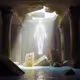 humanoid figure of pure light