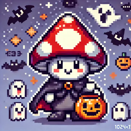 Pixel Mushroom 2