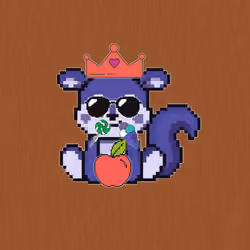 Pixel Squirrel King #325