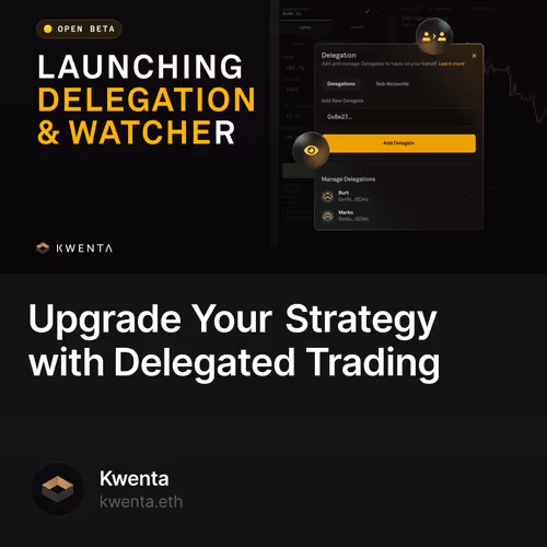 Upgrade Your Strategy with Delegated Trading 1