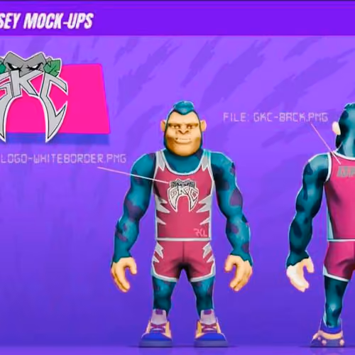 GKC - Rumble Kong League in GAME JERSEY DESIGNS #6