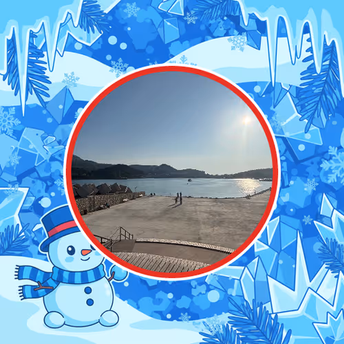 Christmas Frame #80 - Snowman