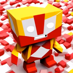 Block Head Man 8 of 10 Series 1