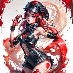 Bloody mecha girl #4