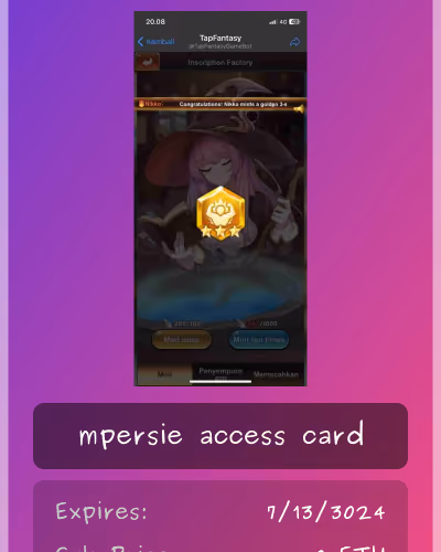 mpersie club card