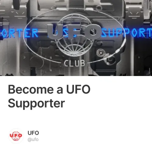 Become a UFO Supporter #8