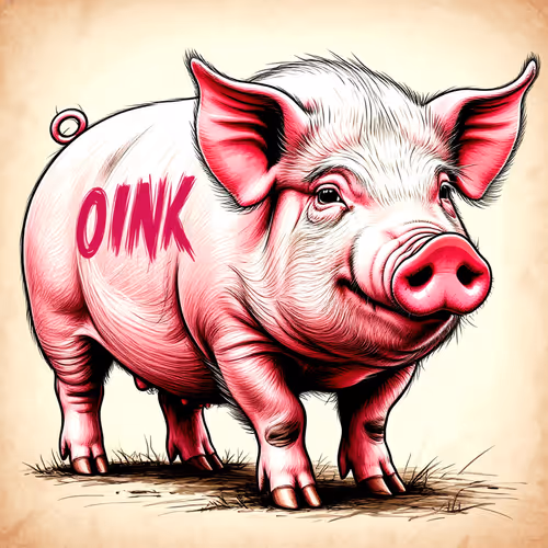 What a oink!