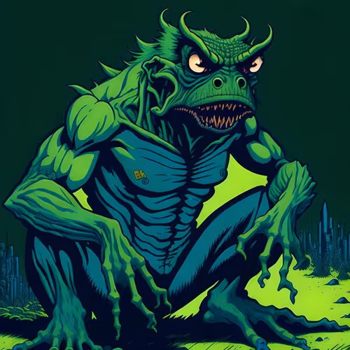Frog Eating Ape