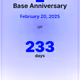 Base Anniversary — if