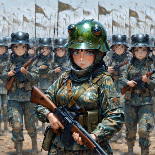 Kekistan Army Waifu Division