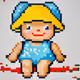 Pixel doll