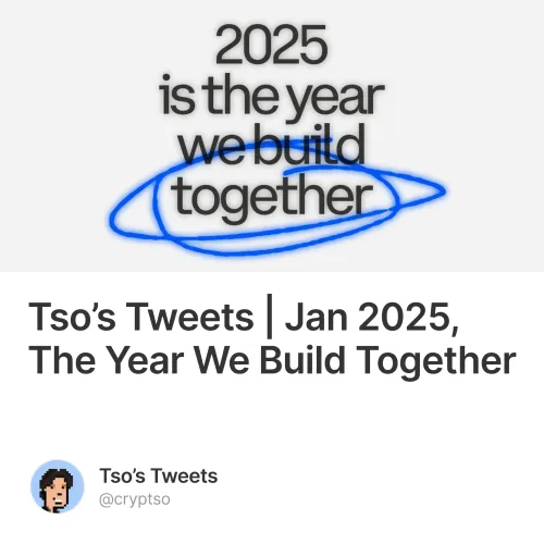Tsos Tweets Jan 2025 The Year We Build Together