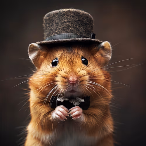 HAMSTER WITH HATS