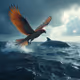 Phoenix flying through