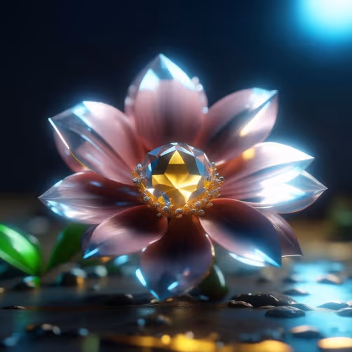 Unseen Diamond Flower