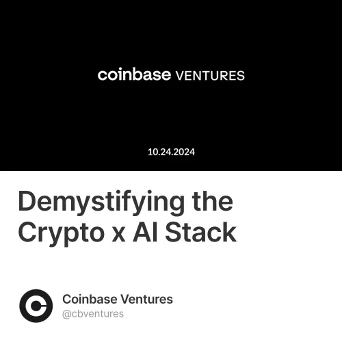 Demystifying The Crypto X Ai Stack